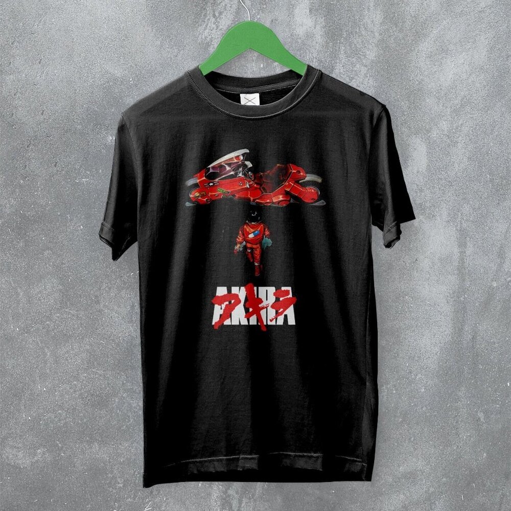 Akira Anime Neo Tokyo Motorcycle Japanese Classic Cyberpunk Graphic T-Shirt 81